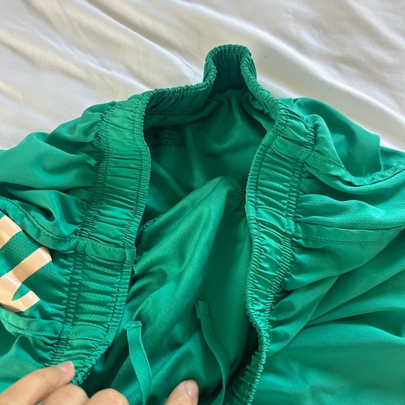 Nike Green Athletic Shorts - Picture 2 of 3